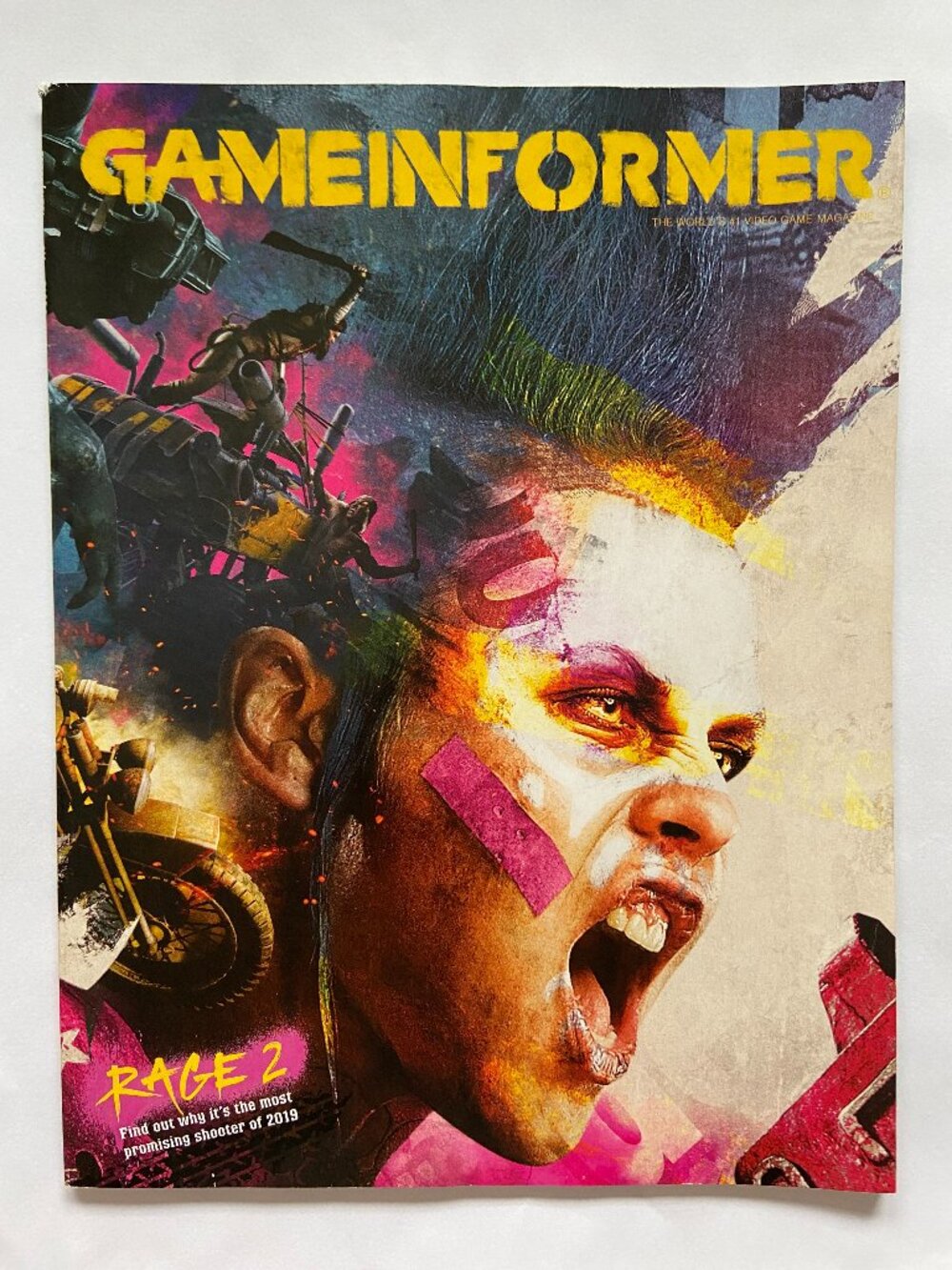 Game Informer Magazine January 2019 Issue 309 Rage 2 Cover With Label